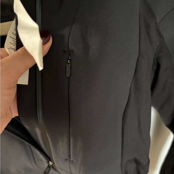 Lululemon Cross Chill Water Repellent Jacket Black Size 6 - Picture 7 of 15